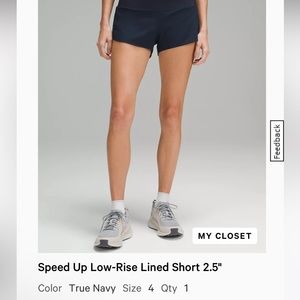 Lululemon speed up 2.5”